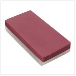 Barber razor and knives sharpening / polishing stone, granulation 3000 - 10000, red - white, small size